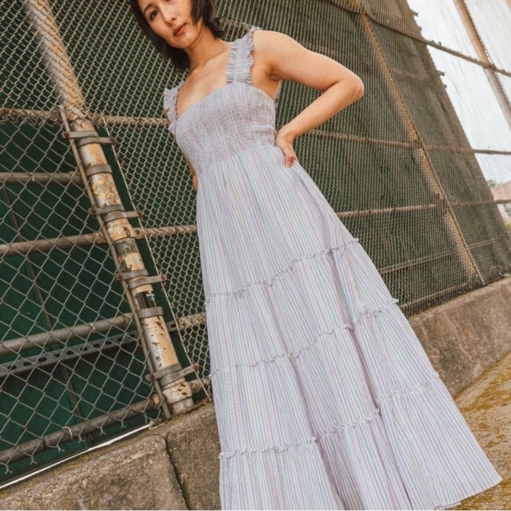 Lucy Paris Tiered Maxi Dress - Picture 8 of 16